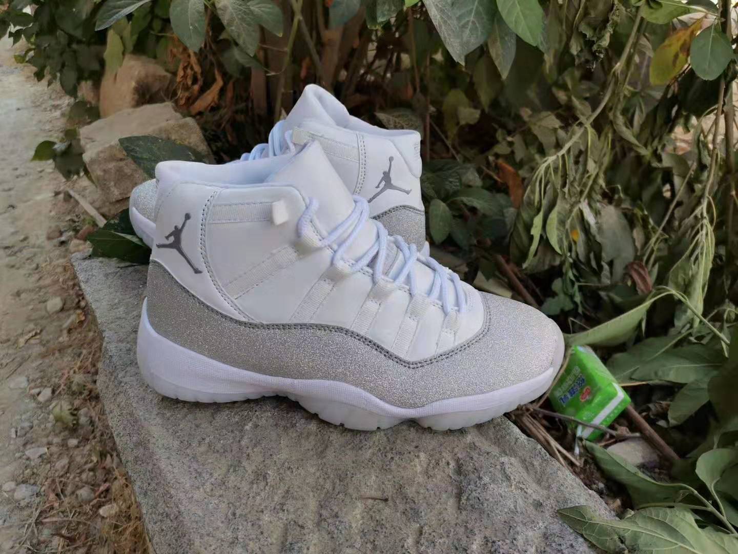 Air Jordan 11 Retro Metalic Silver Shoes